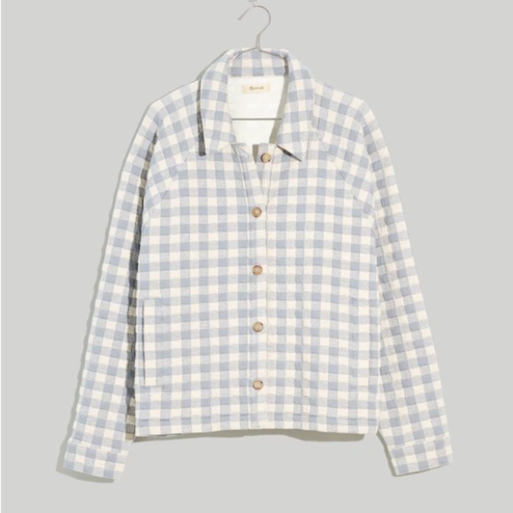 Madewell jacket gingham